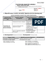 Fiche de Fixation Des Objectifs Annuels