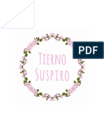 Recetario Tierno Suspiro