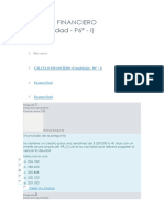 Cálculo Financiero Examen Samuel