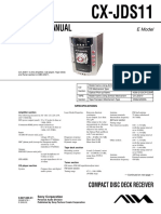 Service Manual: CX-JDS11