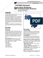 SVP3000 Alphaplus: Smart Valve Positioner With HART Communication Protocol Model AVP302