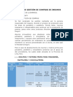 Informe Gestion de Compras