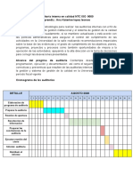 Auditoría Interna en Calidad NTC ISO 9000