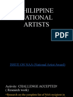 National Artist Awardee Activity