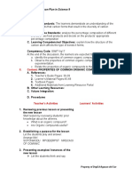 I. Objectives:: Prototype Detailed Lesson Plan in Science 9 Second Quarter