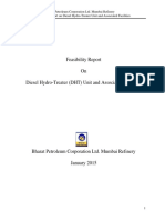 Feasibility Report On Diesel Hydro-Treater (DHT) Unit and Associated Facilities