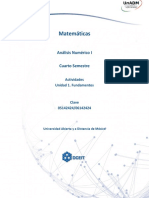 Actividad 2. Modelacion Matematica