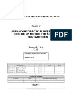 Informe 7 - Arranque Directo e Inversor Con Contactores PDF