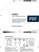 Owner'S Manual: Digital To Analog Converter