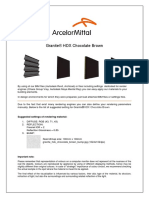 Granite® HDX Chocolate Brown: Suggested Settings of Rendering Material