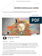 Impulsan La Creatividad Mexicana para Cambiar El Mundo PDF