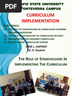 Curriculum Evaluation and Implementation