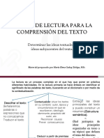 Lectura Literal-Inferencial - Sesión 1 PDF