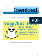 Snapchat Hacks iOS 102 103 How To Install Scothman Snapchat MacOSX PDF