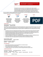 Sales Manager Resume Template PDF