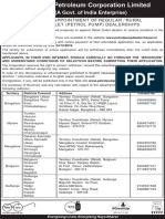 (A Govt. of India Enterprise) : Notice For Appointment of Regular / Rural Retail Outlet (Petrol Pump) Dealerships