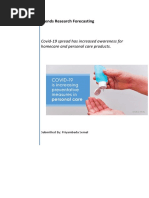 Trends Research Forecasting: Covid-19 Spread Has Increased Awareness For Homecare and Personal Care Products