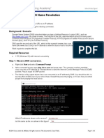 5.3.1.3 Lab - Observing DNS Name Resolution