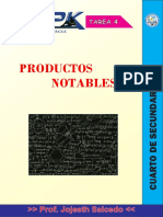 Productos Notables Iii: Prof. Jojesth Salcedo