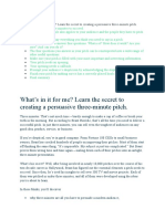 The 3-Minute RuleSay Less To Get More From Any Pitch or Presentation Brant Pinvidic