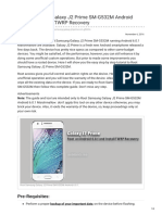 Root Samsung Galaxy J2 Prime SM-G532M Android 601 and Install TWRP Recovery