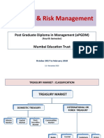 Treasury & Risk Management: Post Graduate Diploma in Management (ePGDM)