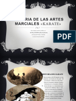 Historia de Las Artes KARATE