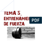 Tema 5.entrenamiento de Fuerza