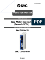 Step Motor Controller (Servo/24 VDC) : JXC51/JXC61