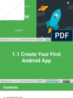 1.1 Create Your First Android App