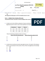 F3 - Bio - Final Exam - MCQs - WT Ans - Final - 110526