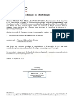 1 - Declaração de Identificação