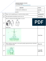 No. Questions Answer Pressure Rate Maximum Flow Stop Leakage