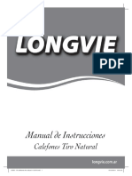 Manual Calefón Longvie PDF