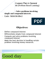 Detailed Lesson Plan in General Mathematics (Problem-Based Learning)
