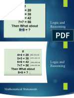 Logic and Reasoning: MATH10