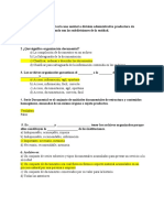 Cuestionario de Organización Documental en El Entorno Laboral