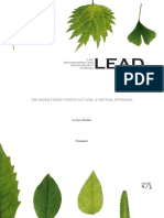 The Indian Forest Rights Act 2006: A Critical Appraisal: Law Environment and Development Journal