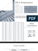 FM-2 Presentation: SUN Pharmaceutica Ls Industries Limited