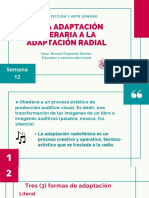 Semana 12 - de La Adaptación Literaria A La RADIAL