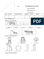 Ho Van Hue Primary School Code The Second Term Test