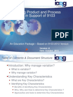 KEY CHARATERISTICS - Managing - Product - and - Process - Variation - 9103 - GM - Rev - OCT2012