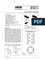 M54HCT14 M74HCT14: Hex Schmitt Inverter