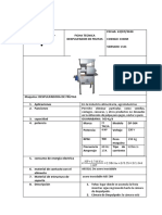 Ficha Tecnica Despulpadora
