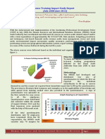 (July 2008-June 2013) : In-House Training Impact Study Report