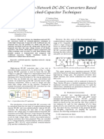 Two Impedance-Network DC-DC Converters Based On Switched-Capacitor Techniques