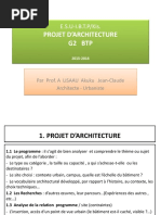 Projet D'archi G2 BTP