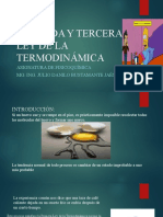 Segunda y Tercera Ley de La Termodinámica