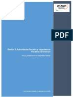 Sesión 1. Autoridades Fiscales y Organismos Fiscales Autónomos