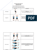 Muscle and Bone Strengthening Exercises MALE